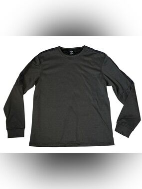 LONG SLEEVE CREW NECK PULLOVER SHIRT
